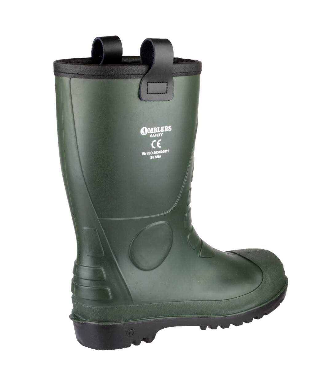 97 Pvc Rigger Safety Wellingtons / Mens Boots Green Footsure-2