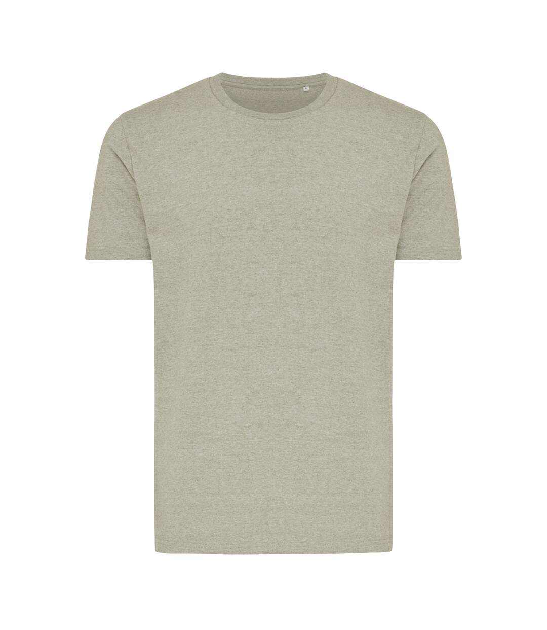 Unisex adult brett recycled cotton t-shirt light heather green Iqoniq-1