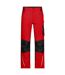 Pantalon De Travail Homme Rouge Noir James And Nicholson-1