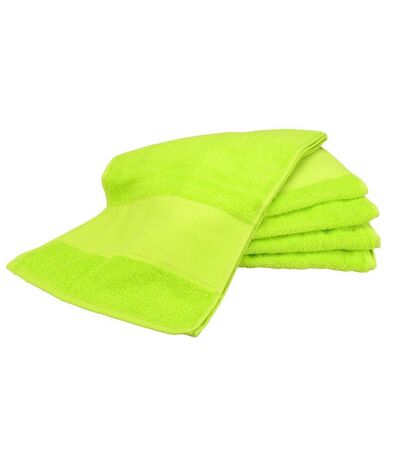 A&R Towels Print-Me Sport Towel (Lime Green) - UTRW6038