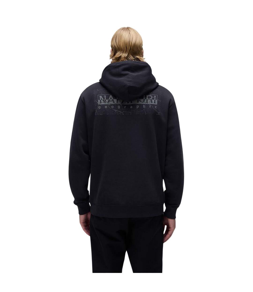 Sweat À Capuche Motif/style Logo Albula Homme Noir Napapijri-2