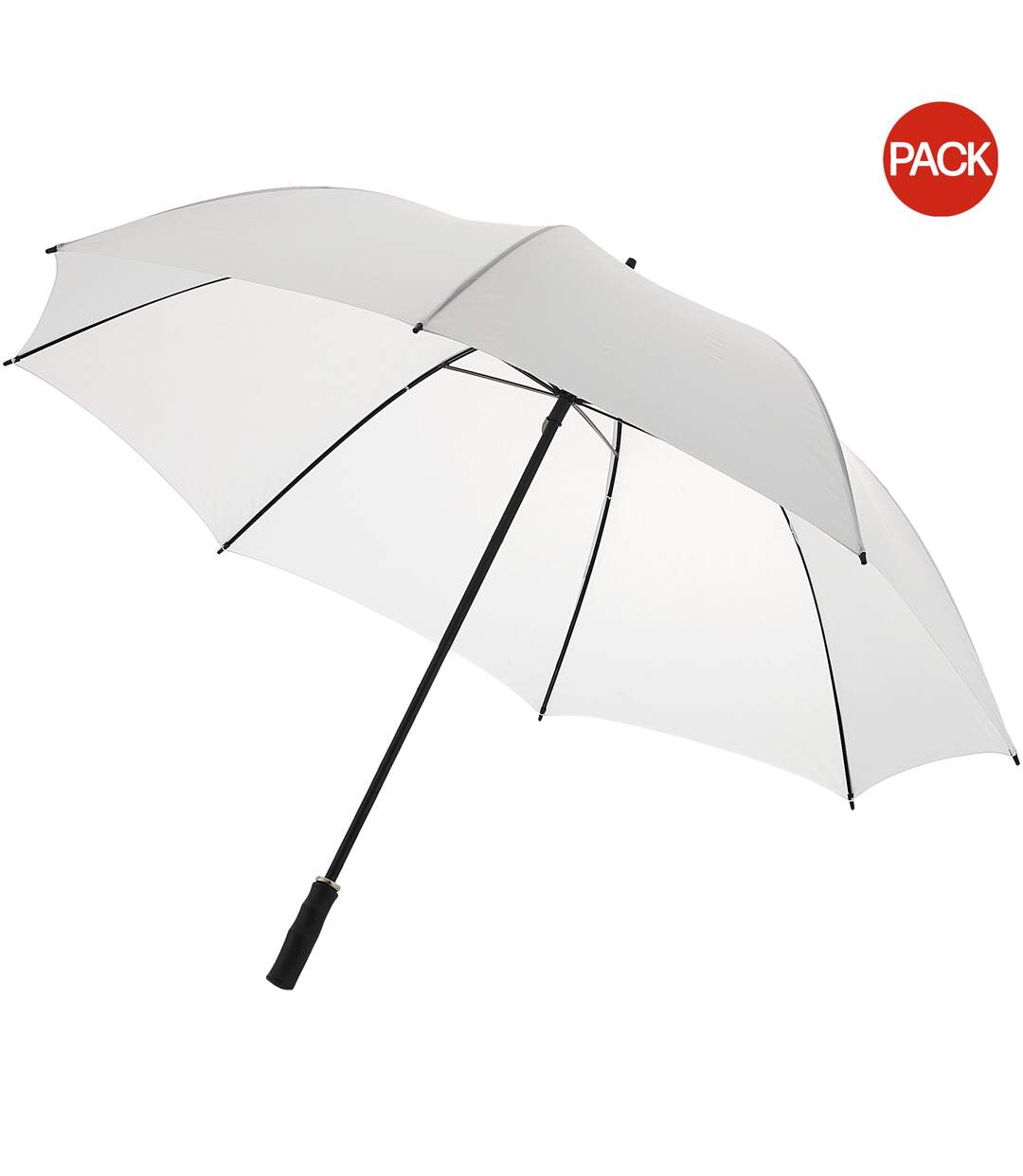 Parapluie zeke golf taille unique blanc Bullet-1