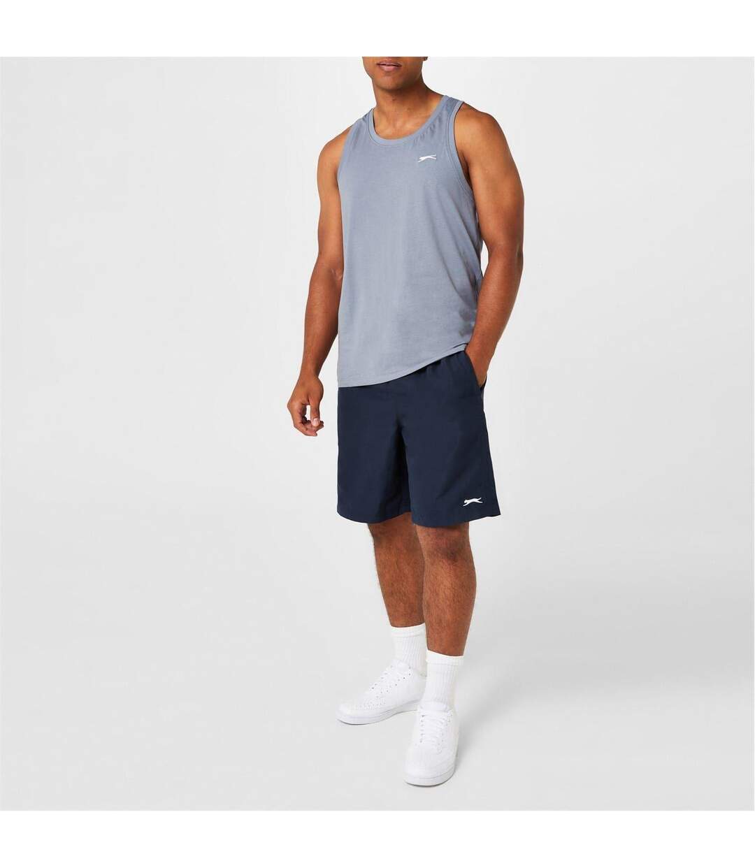 Short Motif/style Logo Homme Bleu Marine Slazenger-2