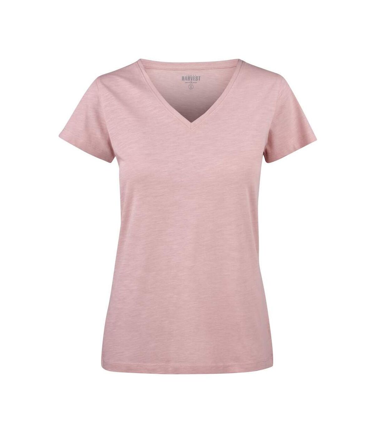 James Harvest Womens/Ladies Whailford V Neck T-Shirt (Dusty Pink)