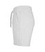 Womens/ladies Terry Heather Shorts Grey Build Your Brand-4