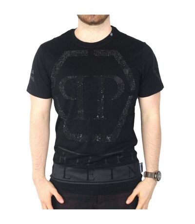 T-shirt Theo Homme Noir Philipp Plein