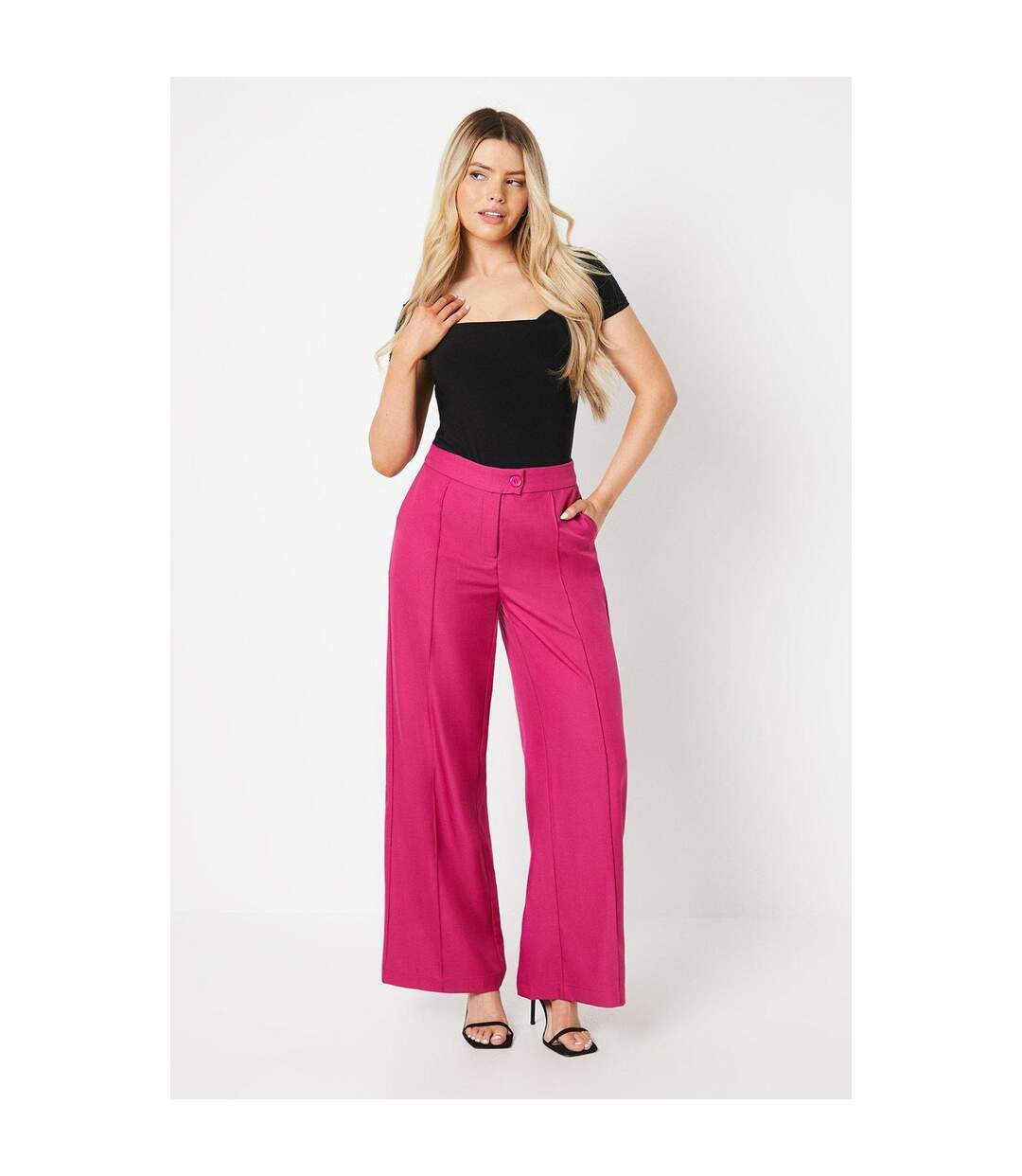 Pantalon femme rose Dorothy Perkins-1