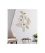 Décoration Murale en Métal Whity 73cm Blanc & Or-5