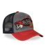 Casquette trucker filet effet usé avec patch et print Patches18 Vondutch-4