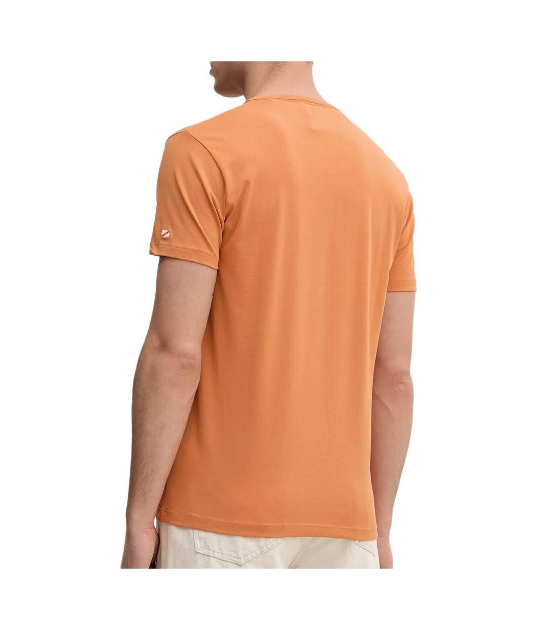 T-shirt orange homme pepe jeans original basic - l-2
