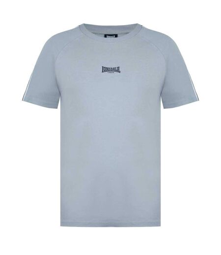 T-shirt Manches Raglan Motif/style Rayé Homme Gris Lonsdale