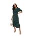 Robe mi-longue femme vert Dorothy Perkins-4