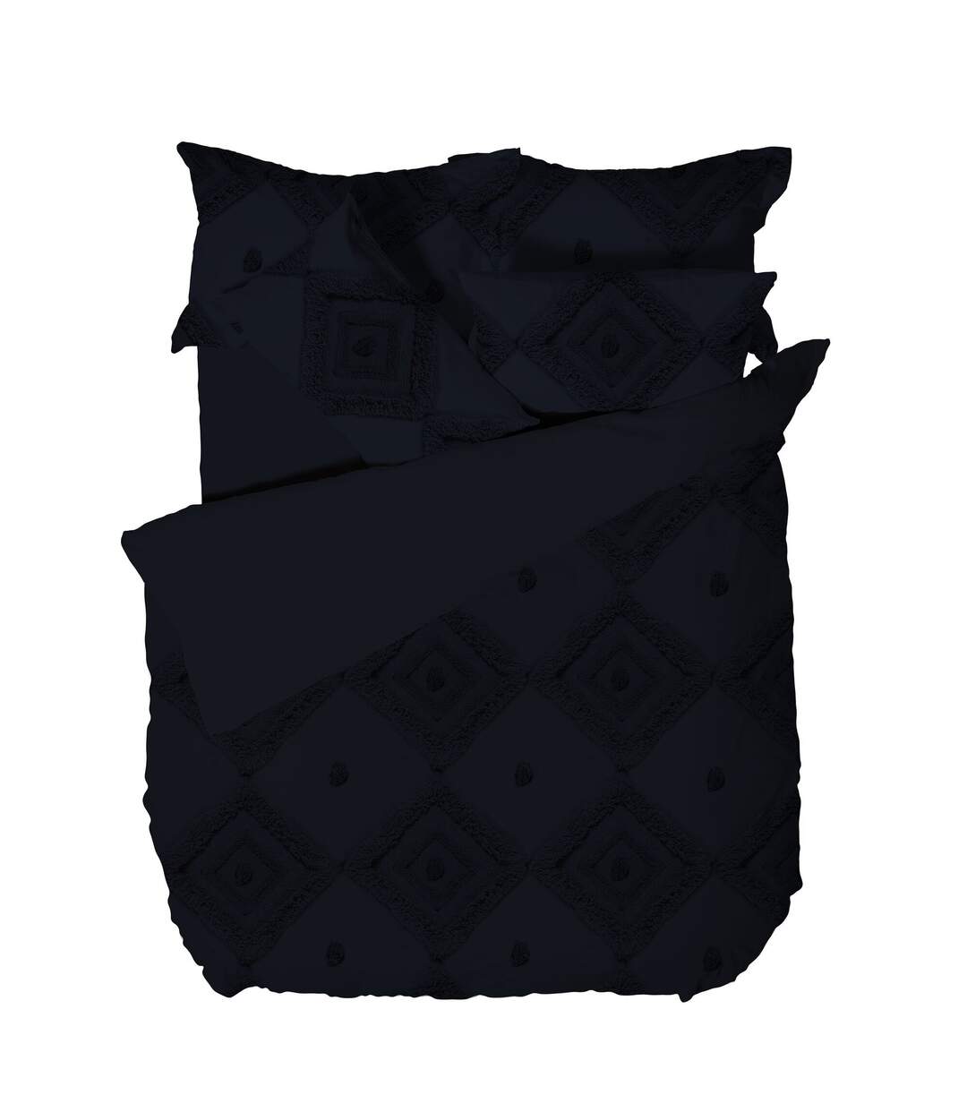 Adalyn aztec duvet cover set indigo blue Linen House-1