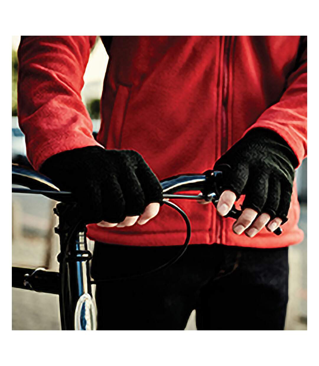 Regatta Unisex Fingerless Mitts / Gloves (Black) - UTRW1249-3