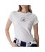 T-Shirt blanc femme tommy hilfiger tjw slim-1
