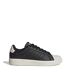 Mens Streettalk Low Lace Up Trainers Core Black White Adidas-1