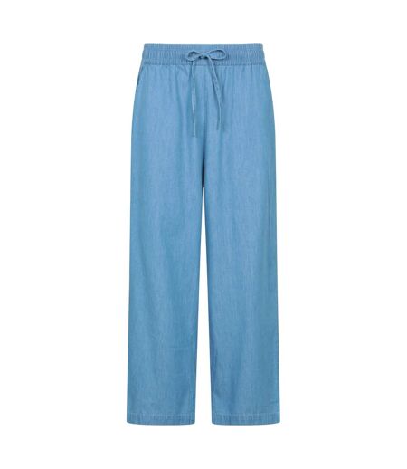 Womens/ladies astra chambray trousers blue Mountain Warehouse