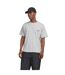 Mens Cotton Regular T-shirt Light Grey Melange Jack And Jones-4