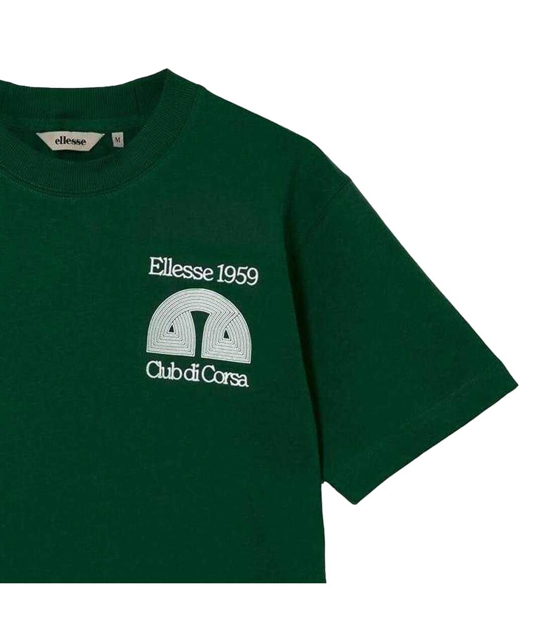 T-shirt Club Di Corsa Homme Vert Foncé Ellesse-3