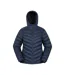 Womens/ladies Seasons Padded Jacket Blue Mountain Warehouse-2