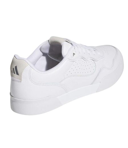 Chaussures De Golf Sans Pointes Motif/style Lisse Retrocross Homme Blanc Gris Adidas