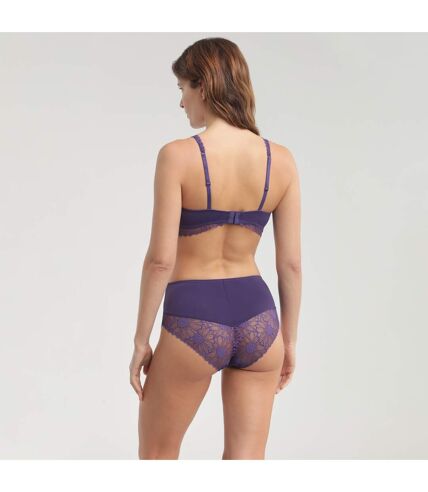 Soutien-gorge triangle microfibre et dentelle Fais-moi une fleur