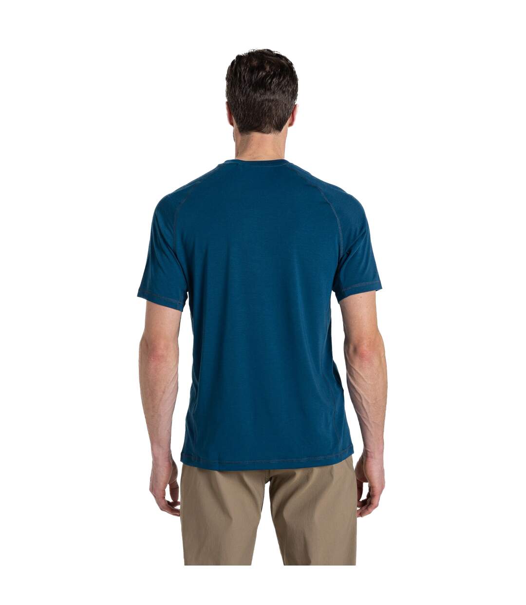 T-shirt dynamic homme bleu tourmaline Craghoppers-2