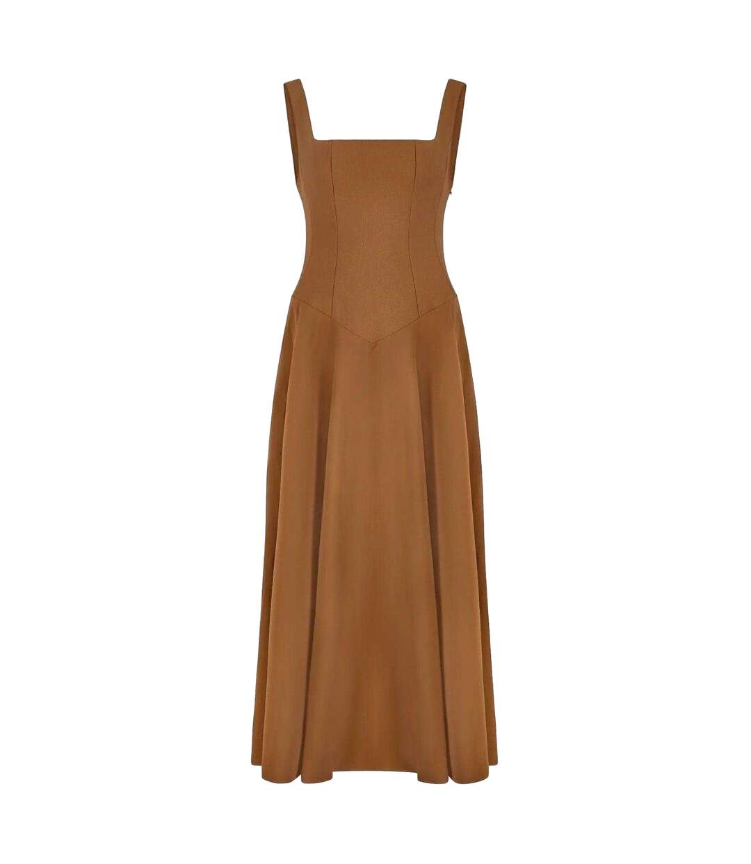 Robe Mi-longue Femme Kaki Odd Muse-2