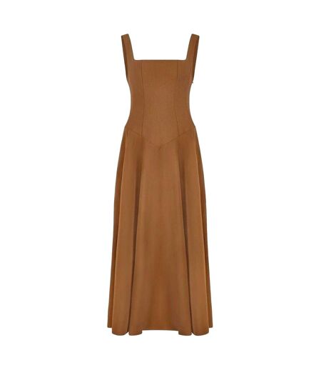 Robe Mi-longue Femme Kaki Odd Muse