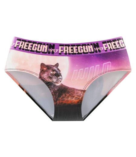 Lot de 4 culottes Femme Wild Animals Freegun