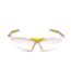 Unisex adult pro 3000 sports glasses one size white/yellow Karakal-1