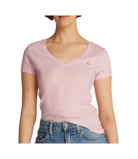 T-shirt rose femme tommy hilfiger aruba - l