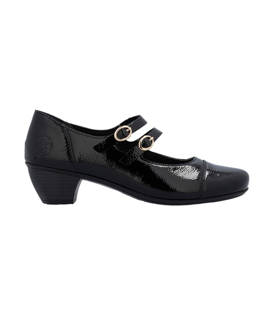 Ballerine à Talon Cuir Rieker Crashlack-2