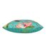 Hummingbird outdoor cushion cover 43cm x 43cm blue Evans Lichfield