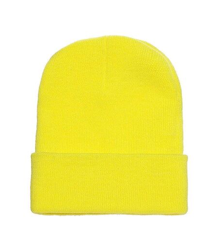 Yupoong Flexfit Unisex Heavyweight Standard Beanie Winter Hat (Powdery Yellow) - UTRW3294