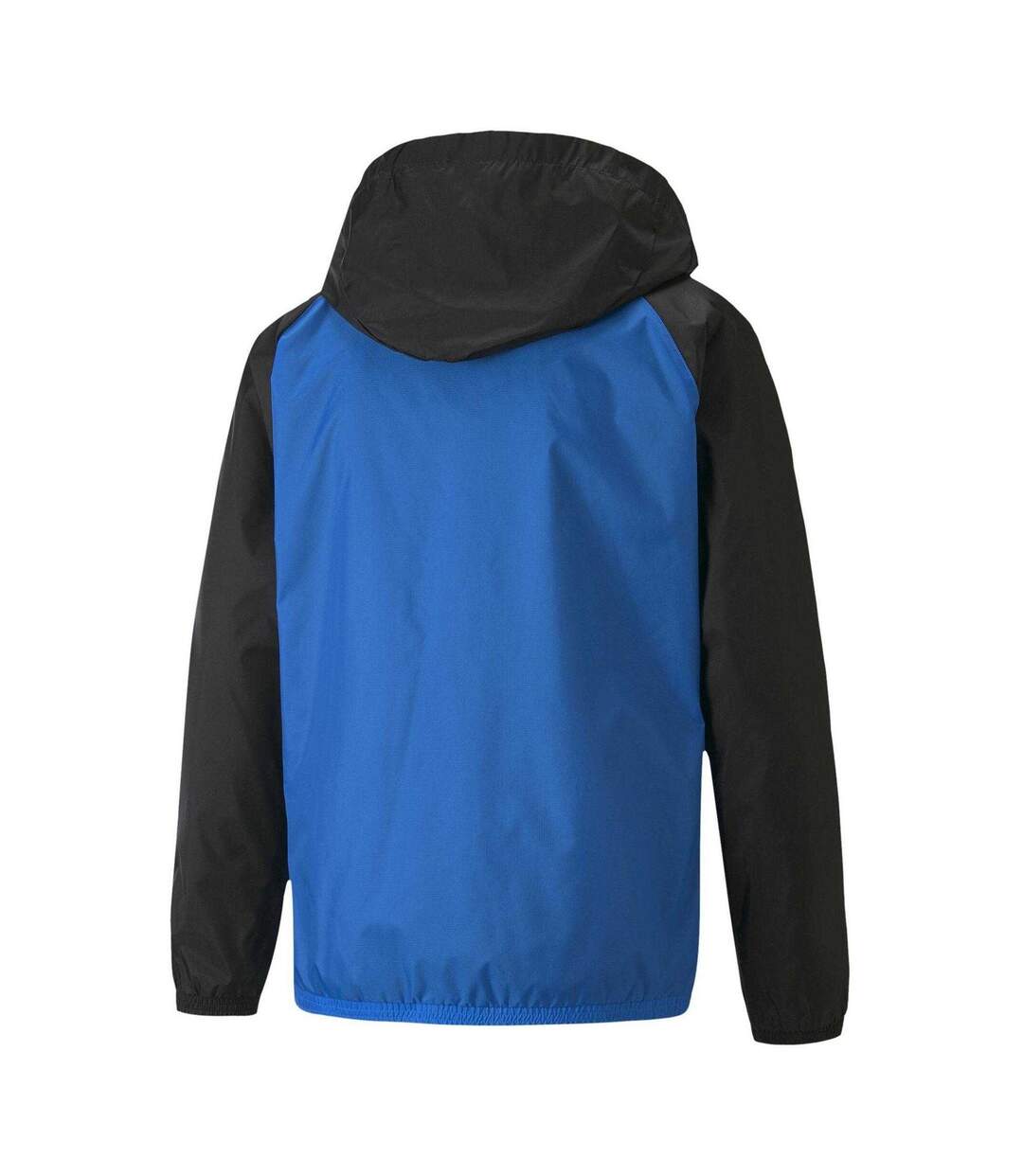 Mens Teamliga Colour Block Anorak Electric Blue Black Puma-2