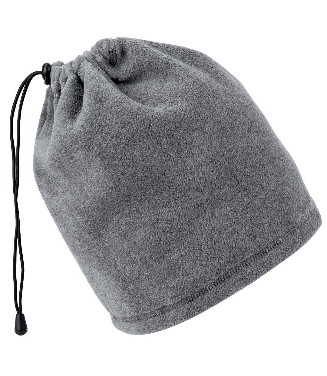 Bonnet snood adulte unisexe gris foncé Beechfield-1