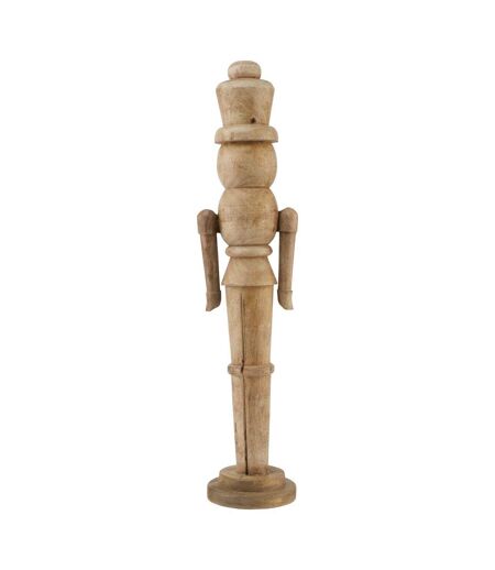 Nutcracker ornament 60cm x 12cm x 14cm brown Hill Interiors