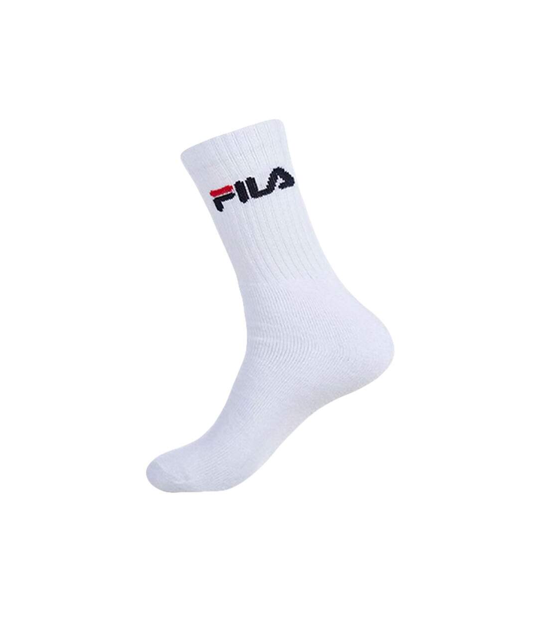 Lot de 6 Paires de Tennis Fila Blanc Et Noir 39/42