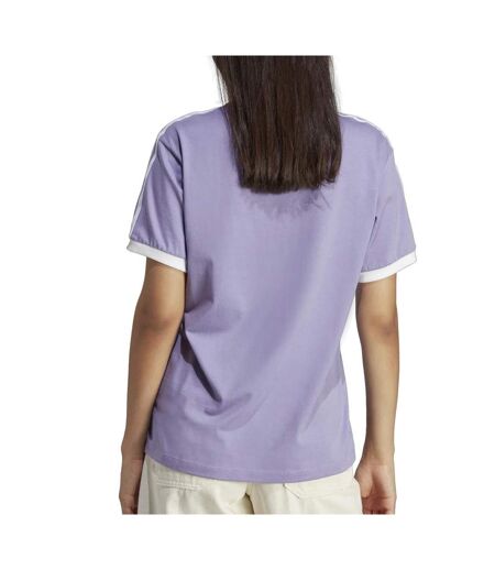 Short mauve femme adidas stripes - m