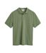 Polo Motif/style Bouclier Homme Olive Vert Gant-2