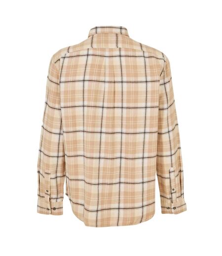Mens Checked Casual Button-down Shirt Angora Timberland
