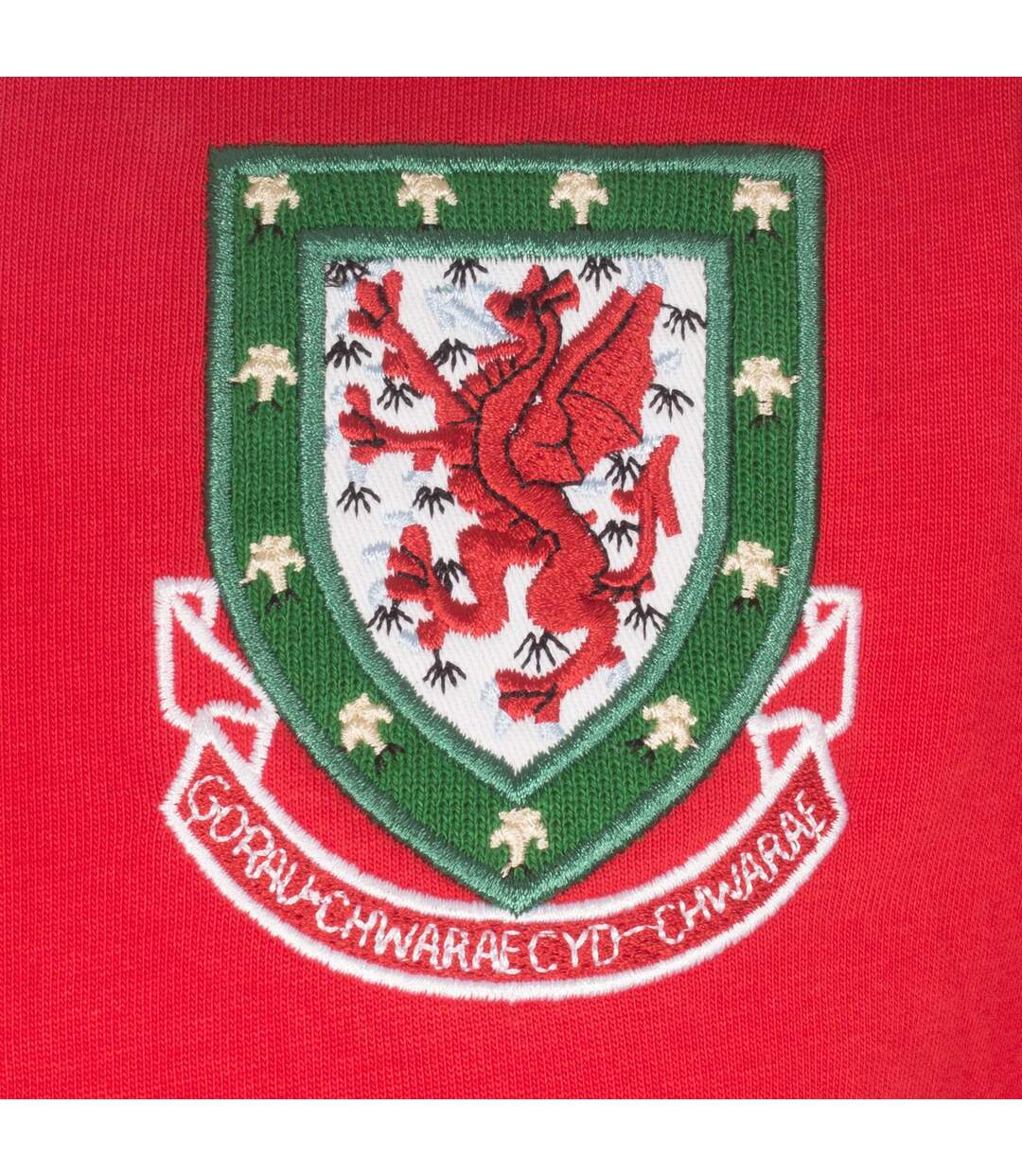 Mens 1958 John Charles 9 Retro T-shirt Red FA Wales-3