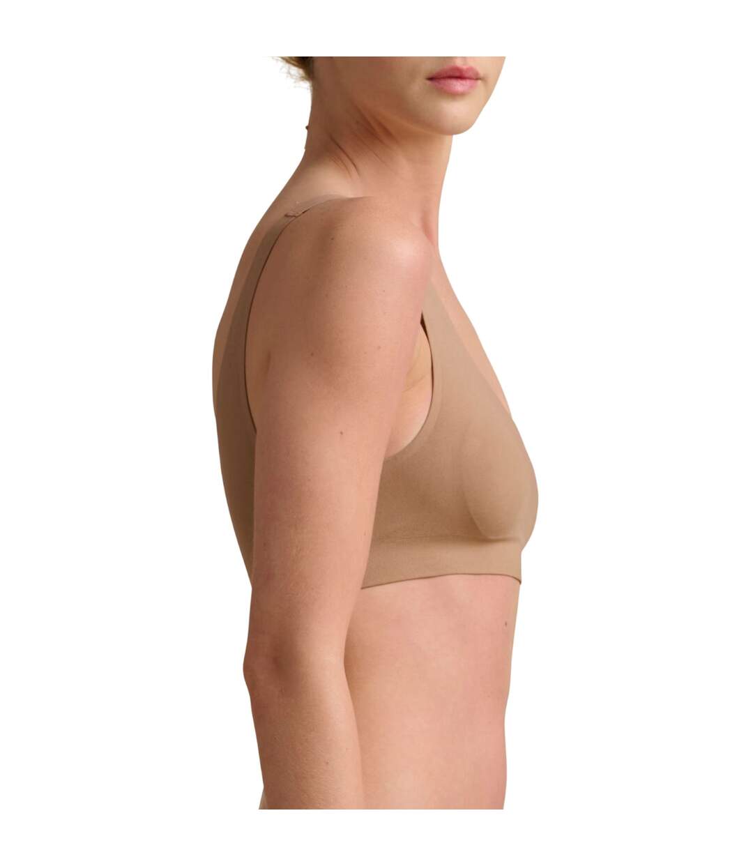 Womens/ladies Structured Scoop Neck Bralette Macchiato Wolford-4