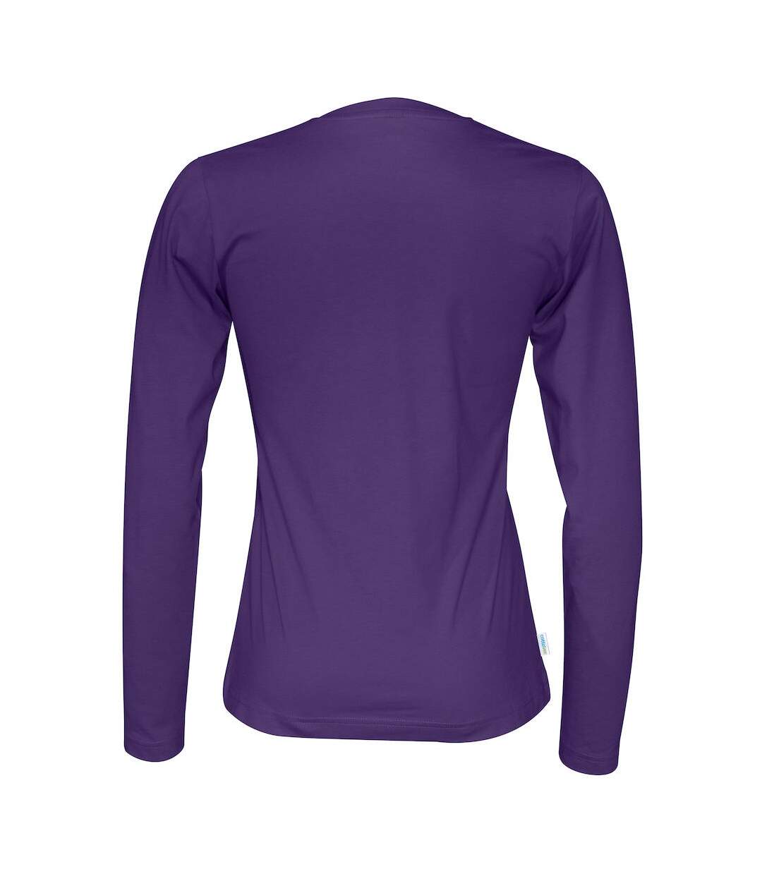 Womens/ladies long-sleeved t-shirt purple Cottover-2