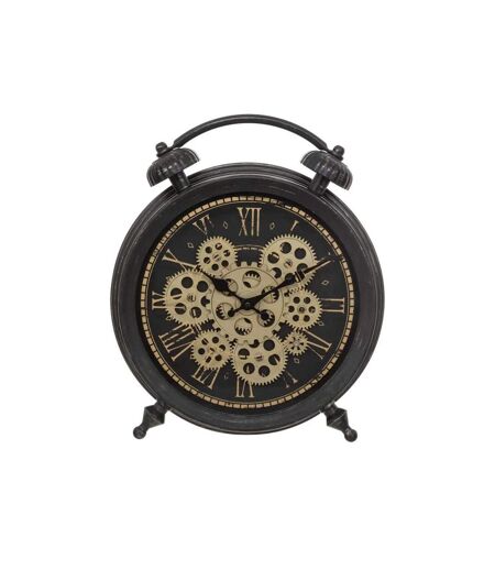 Horloge à Poser Vintage Mécanique 41cm Noir