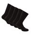Pack Of 5  Mens Kinley Dress Socks  Black Farah-2