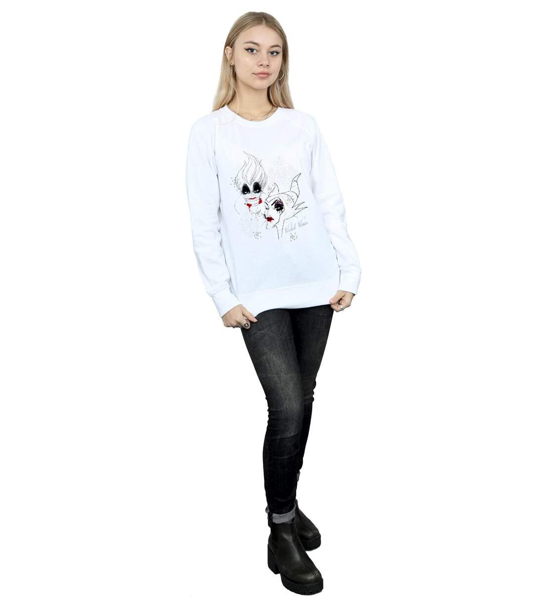 Disney - Sweat WICKED WOMEN - Femme (Blanc) - UTBI2129-4