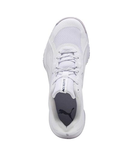 Womens/ladies Accelerate Pro Handball Trainers White Lilac Puma