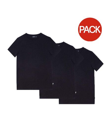 Pack of 3  Mens crew neck t-shirt  navy Burton